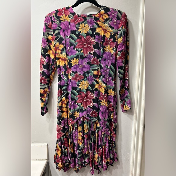 Petite Sophisticate Dresses & Skirts - Vintage Petite Sophisticate Floral Dress  100% Rayon Size 2